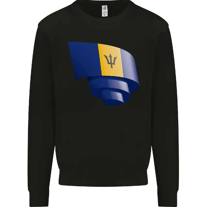 Curled Barbados Flag Barbadians Day Football Mens Sweatshirt Jumper Hoodie Dress Longline Feminine Hoodie Dress Longline Feminine Curled Barbados Flag Barbadians Day Football Mens Sweatshirt Jumper Hoodie Dress Longline Feminine Hoodie Dress Longline Feminine