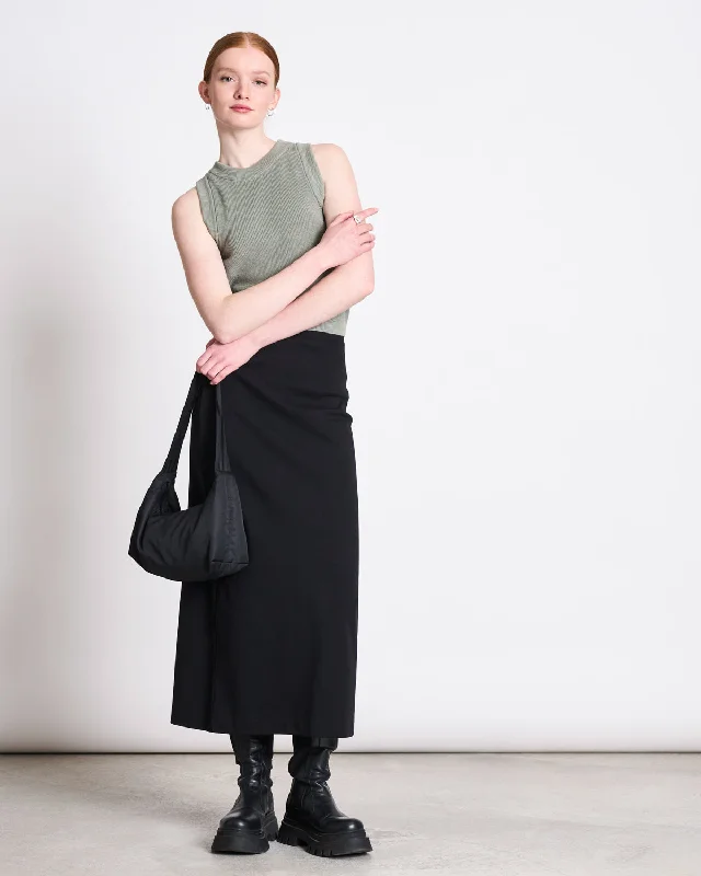 KNIT TOP GARDA MUTED SEA SPRAY GOTS Polo Neck Knit Top