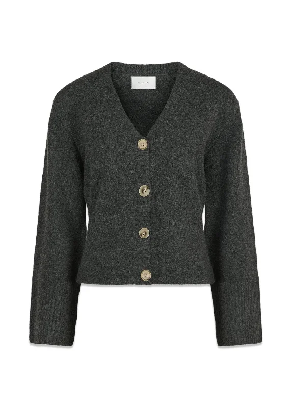 Pixie Knit Cardigan - Antracit Modern Contemporary chic