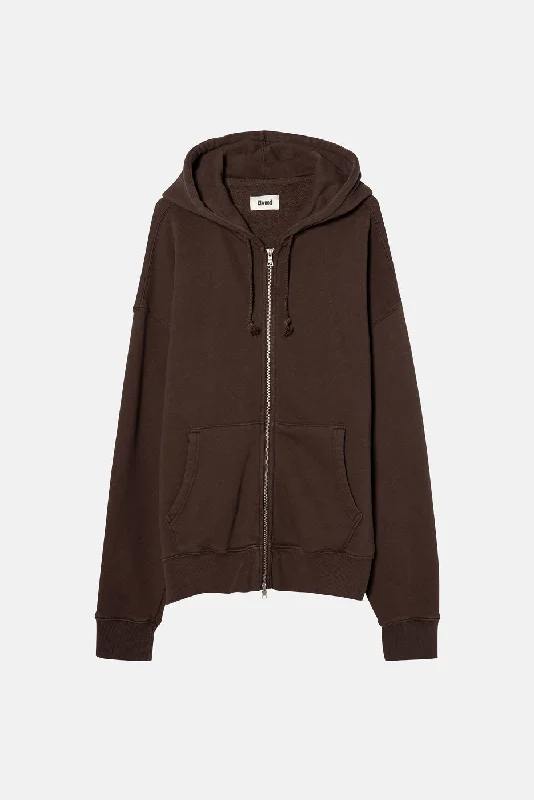 UNLINED ZIP HOODIE Zip Hoodie Drawstring Kangaroo Pocket Zip Hoodie Drawstring Kangaroo Pocket