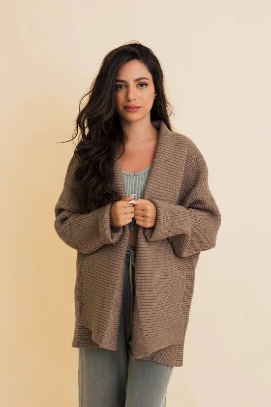 Marley Oversized Cardigan Spandex Rayon Corduroy