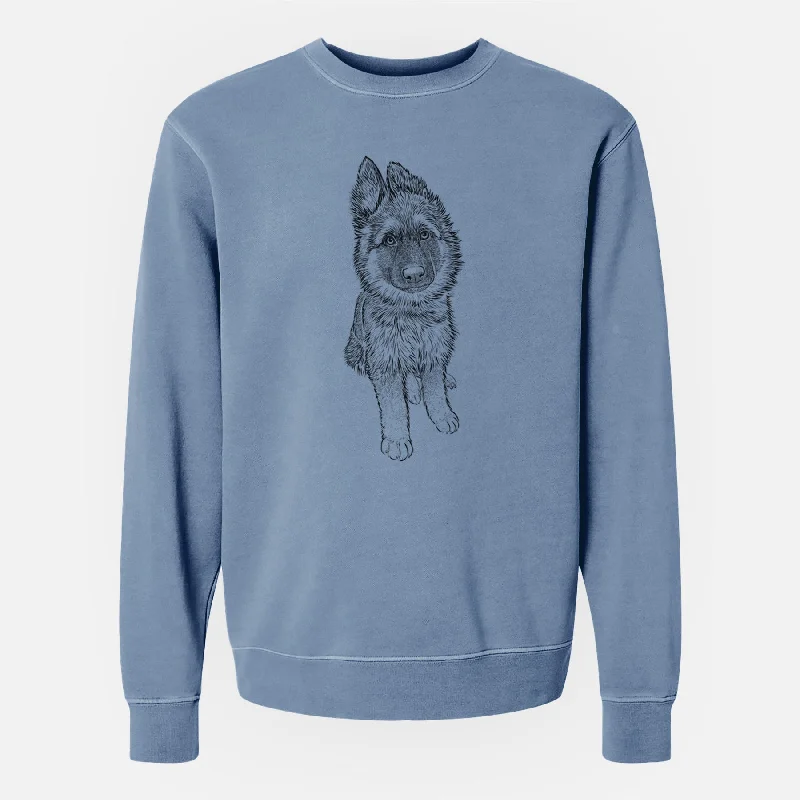 Bare Kuyo the German Shepherd - Unisex Pigment Dyed Crew Sweatshirt Hoodie with Ribbed Cuffs Snug Fit Comfort Hoodie with Ribbed Cuffs Snug Fit Comfort Bare Kuyo the German Shepherd - Unisex Pigment Dyed Crew Sweatshirt Hoodie with Ribbed Cuffs Snug Fit Comfort Hoodie with Ribbed Cuffs Snug Fit Comfort