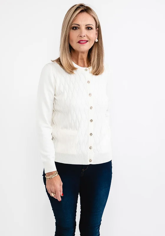 Castle of Ireland Embossed Pattern Fine Cardigan, Winter White Notch Collar Peter Pan Collar Cowl Neck Notch Collar Peter Pan Collar Cowl Neck Castle of Ireland Embossed Pattern Fine Cardigan, Winter White Notch Collar Peter Pan Collar Cowl Neck Notch Collar Peter Pan Collar Cowl Neck