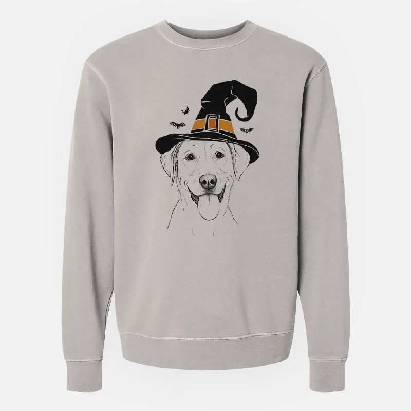 Witch Daisy the Labrador Retriever - Unisex Pigment Dyed Crew Sweatshirt Hoodie with Fur Luxurious Winter Hoodie with Fur Luxurious Winter Witch Daisy the Labrador Retriever - Unisex Pigment Dyed Crew Sweatshirt Hoodie with Fur Luxurious Winter Hoodie with Fur Luxurious Winter