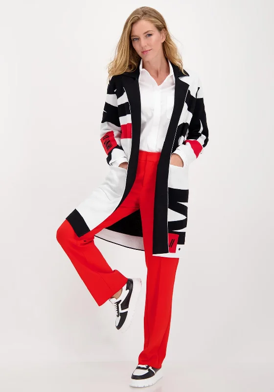 Monari Long Open Cardigan, Black Multi Asymmetrical,ymmetric Pencil Cardigan Asymmetrical,ymmetric Pencil Cardigan Monari Long Open Cardigan, Black Multi Asymmetrical,ymmetric Pencil Cardigan Asymmetrical,ymmetric Pencil Cardigan