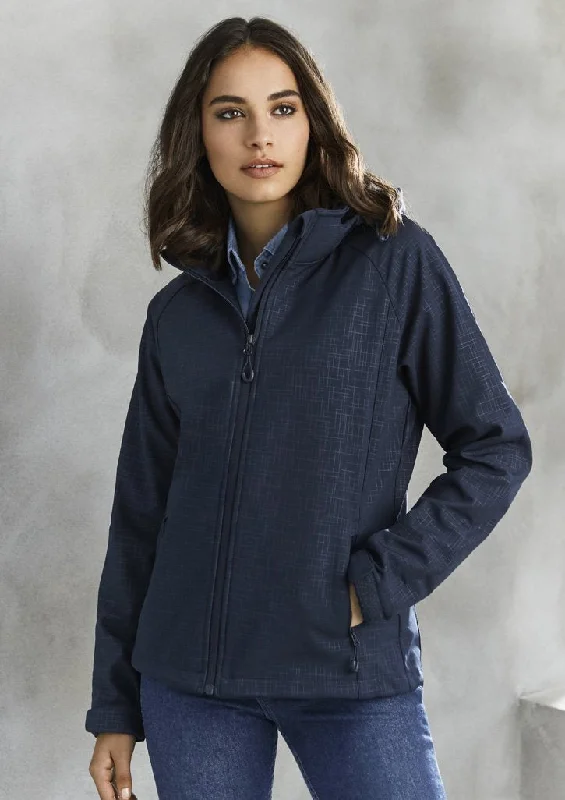 Biz Collection Womens Geo Jacket (J135L) A-Line Jacket Boat Neck Shawl Collar A-Line Jacket Boat Neck Shawl Collar