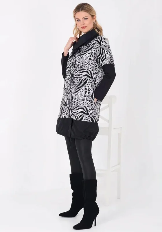 Ever Sassy Leopard Knit Cardigan, Black Denim Fabric Leather Fabric Suede Fabric Denim Fabric Leather Fabric Suede Fabric Ever Sassy Leopard Knit Cardigan, Black Denim Fabric Leather Fabric Suede Fabric Denim Fabric Leather Fabric Suede Fabric