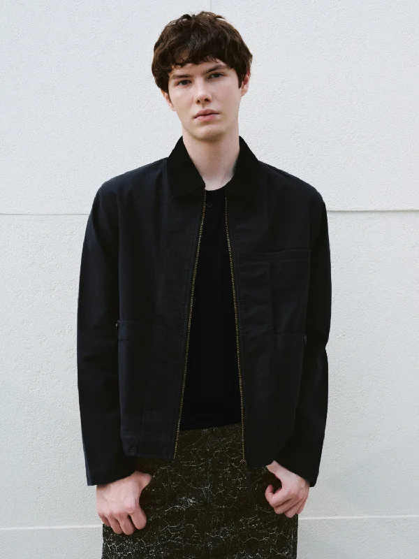 Zip Half Placket Jackets Welt Pockets Slit Pockets Flap Pockets Welt Pockets Slit Pockets Flap Pockets