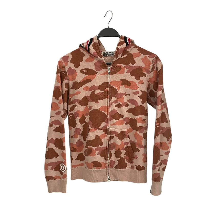 BAPE/Jacket/XS/Camouflage/Cotton/PNK/SHARK Snapped Jacket Toggled Jacket Drawstring Jacket Snapped Jacket Toggled Jacket Drawstring Jacket