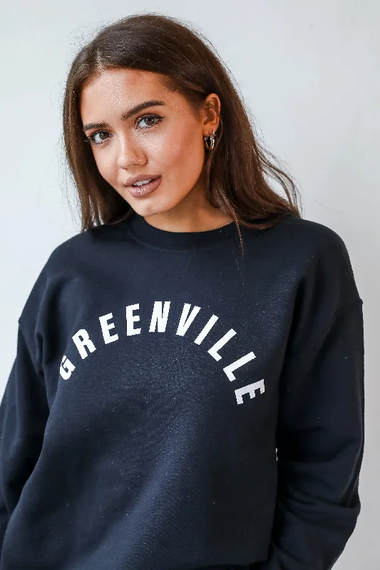 Greenville Sweatshirt Hoodie with Pastel Soft Subtle Hoodie with Pastel Soft Subtle