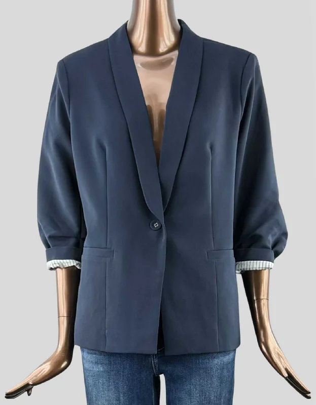 CLEO Blue Blazer - Large Petite Women's High-End Blazer