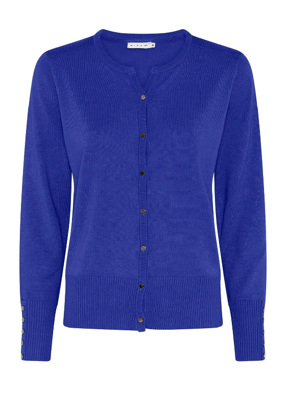 Micha Round Neck Fine Cardigan, Royal Blue Cardigan Knitwear Sweater Cardigan Knitwear Sweater Micha Round Neck Fine Cardigan, Royal Blue Cardigan Knitwear Sweater Cardigan Knitwear Sweater