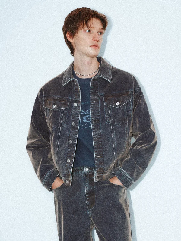 Loose Denim Jackets Herringbone Jacket Houndstooth Jacket Plaid Jacket Herringbone Jacket Houndstooth Jacket Plaid Jacket