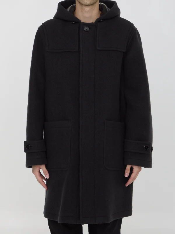 Wool Duffle Coat Blazer Duffle Coat Pea Coat