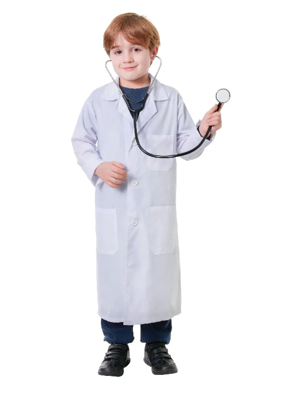 Children's Doctor's Coat Turtleneck Wrap Cape