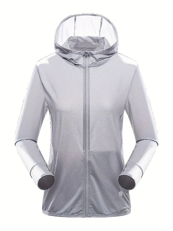 Lightweight Long Sleeve Cooling Ice Silk Hooded Jacket for Women - Breathable, Quick-Drying, Semi-Sheer, Solid Color, Casual Sports Top for Running, Hiking, Cycling - Polyester and Spandex Blend, Non-Stretch, Woven Fabric Anorak Shell Jacket Lightweight Jacket Anorak Shell Jacket Lightweight Jacket Lightweight Long Sleeve Cooling Ice Silk Hooded Jacket for Women - Breathable, Quick-Drying, Semi-Sheer, Solid Color, Casual Sports Top for Running, Hiking, Cycling - Polyester and Spandex Blend, Non-Stretch, Woven Fabric Anorak Shell Jacket Lightweight Jacket Anorak Shell Jacket Lightweight Jacket