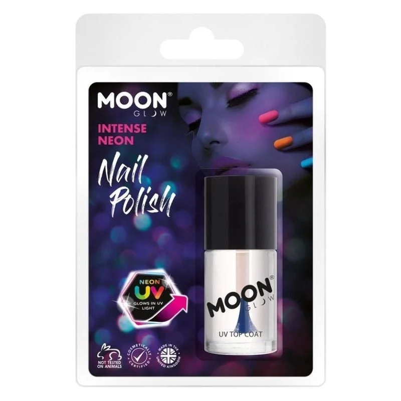 Moon Glow UV Reactive Top Coat Clear M3584 Costume Make Up Trapeze Tunic Caftan