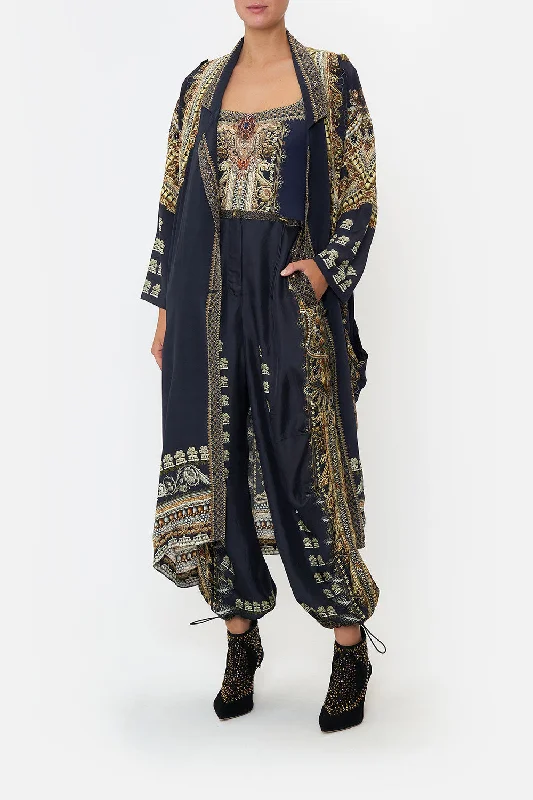 RELAXED PANEL COAT ITS ALL OVER TORERO Front Pockets Side Pockets Patch Pockets