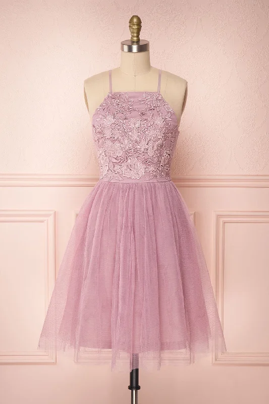 Kiyosu Figue | Lilac Tulle Dress