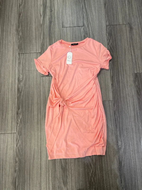 Dress Casual Short By Clothes Mentor In Peach, Size: L