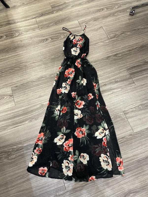 Dress Party Long By Hollister In Floral Print, Size: S