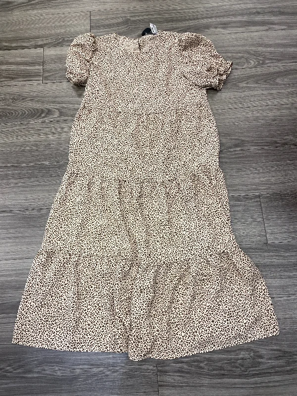 Dress Casual Maxi By Clothes Mentor In Animal Print, Size: L