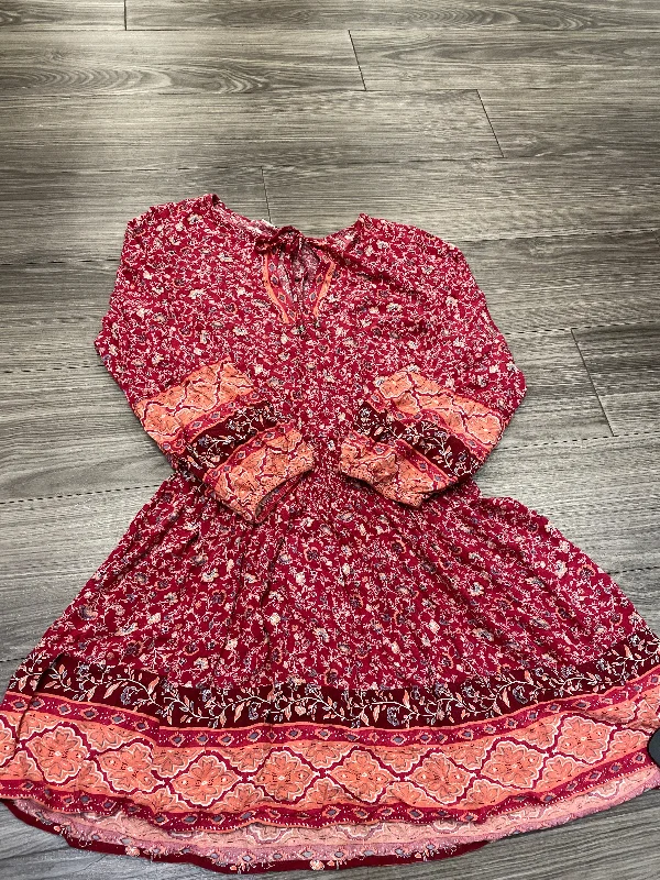 Dress Casual Short By American Eagle In Floral Print, Size: Xl