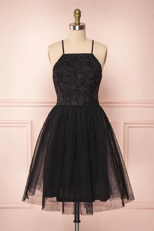 Kiyosu Mûre | Black Tulle Dress