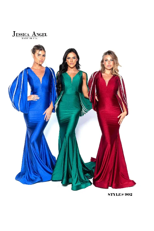 Jessica Angel Long Formal Fitted Evening Dress 902 Tunics Ceremony elegant