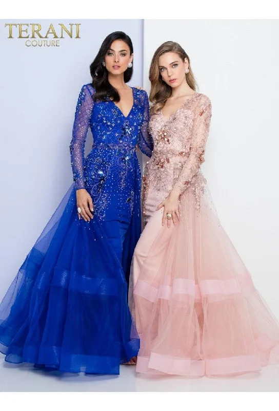 Terani Couture 1722M4354 Long Formal Evening Dress Tunics New arrival