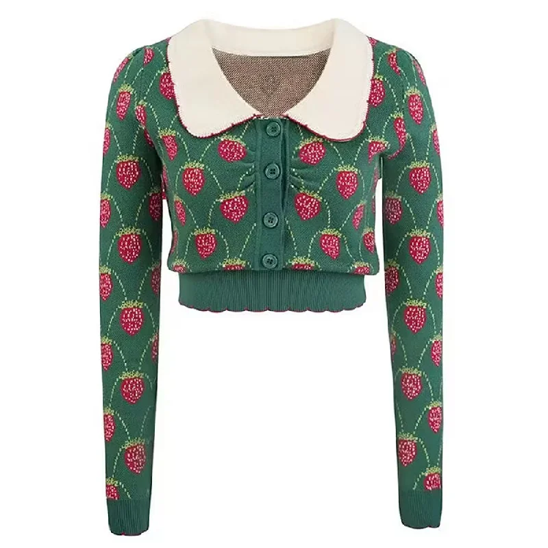 Strawberry Fields Knit Top Organic Knit Top