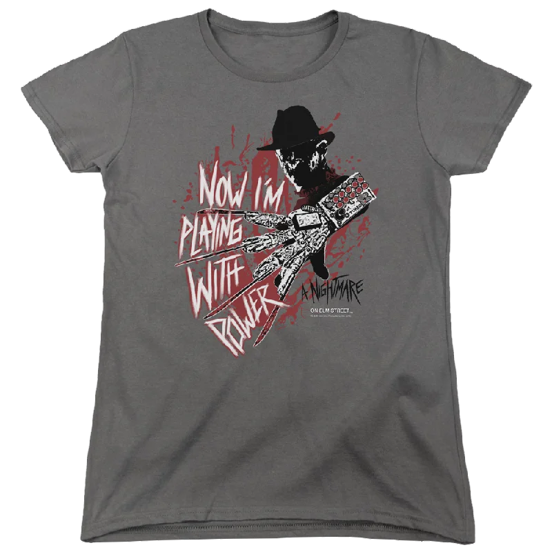 A Nightmare on Elm Street Playing With Power - Women's T-Shirt Cozy Warm Stylish