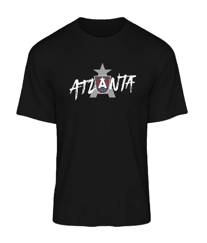 ATL Court Logo T-Shirt Fitted T-Shirt Seamless Stretchy