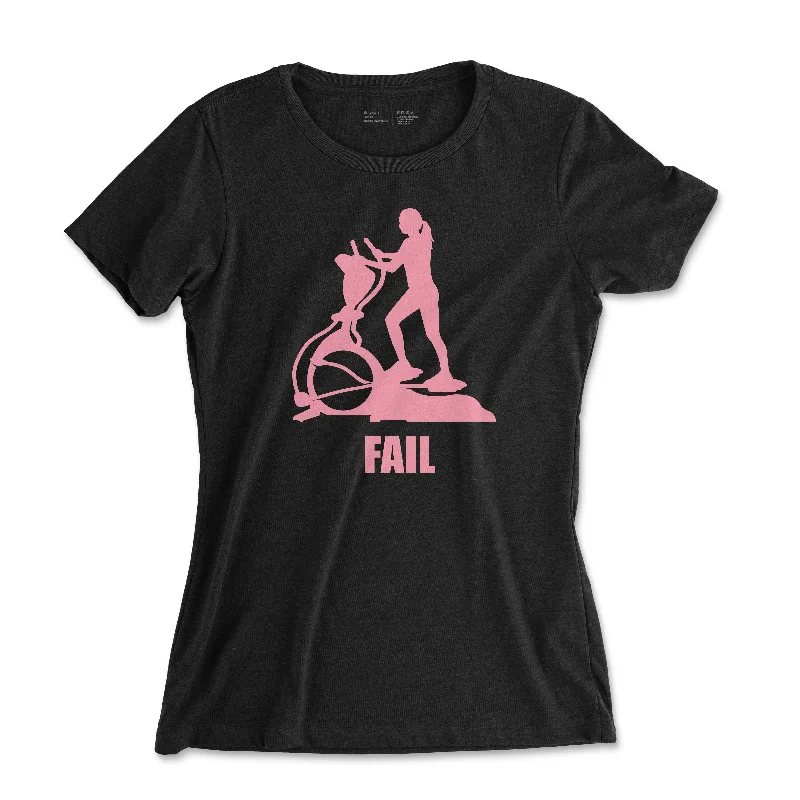 Fail OG - Womens - T-Shirt Ribbed Striped Patterned