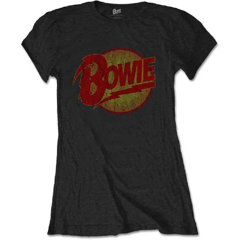 David Bowie Diamond Dogs Vintage Ladies T-Shirt Layered Multi-layer Single Layer