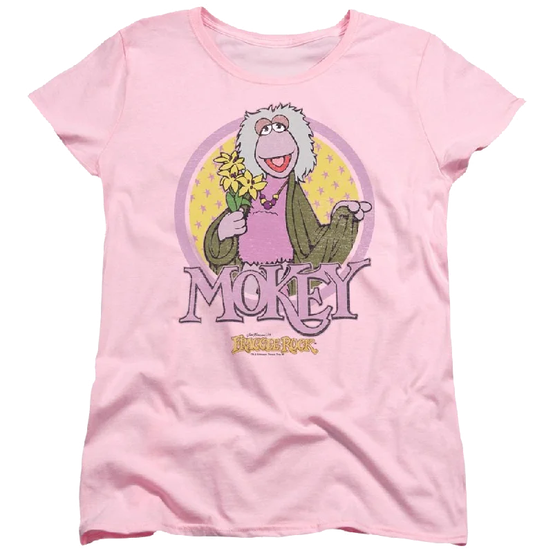 Fraggle Rock Mokey Circle - Women's T-Shirt Casual Formal Business Casual Formal Business Fraggle Rock Mokey Circle - Women's T-Shirt Casual Formal Business Casual Formal Business