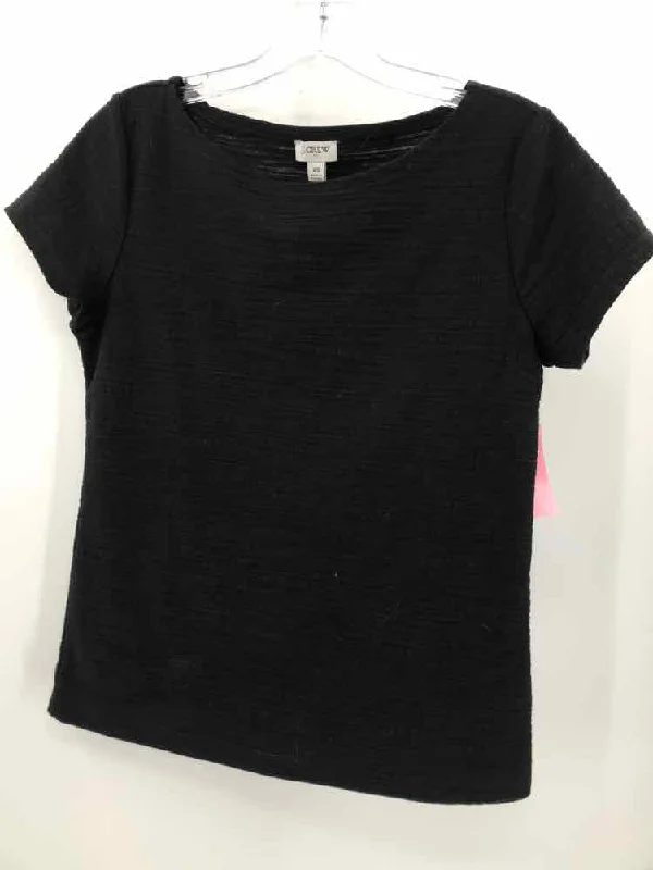 Pre-Owned J Crew Black Size XS T-shirt Terry Blend Velvet Blend Canvas Blend