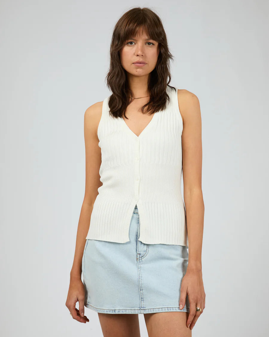 Luca Knit Top Lightweight Knit Tee