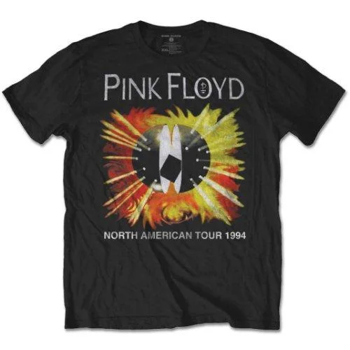 Pink Floyd T-Shirt: North American Tour 1994 Chenille Blend Fleece Blend Nylon Blend