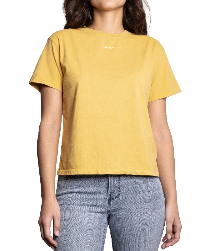 Relaxed Crew T-shirt : Honey Layered Multi-layer Single Layer