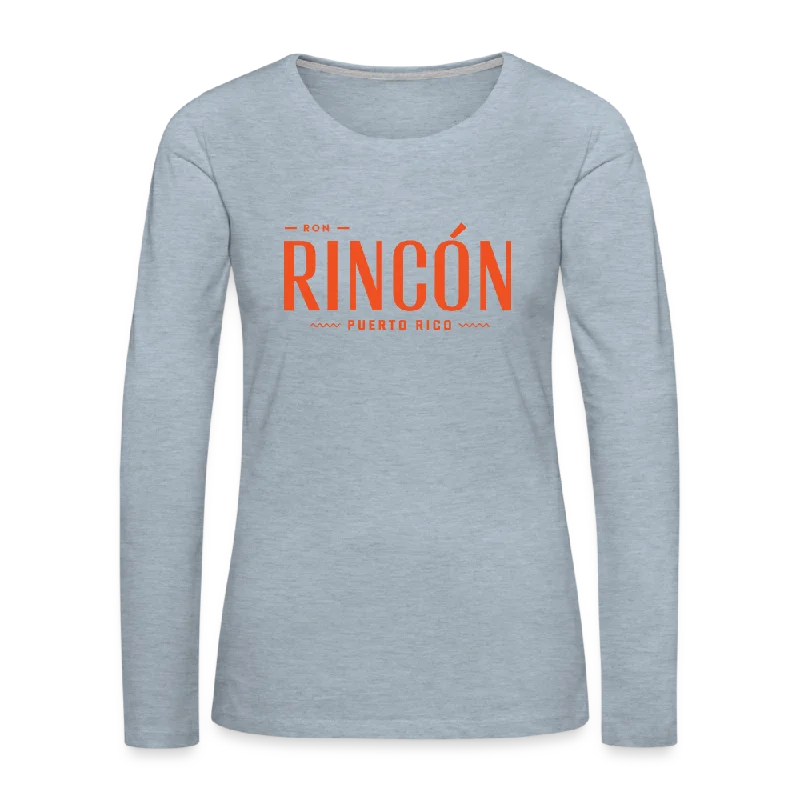 Ron Rincón - Women's Premium Long Sleeve T-Shirt Embroidered Appliqued Beaded