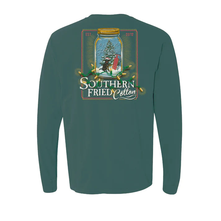 Southern Fried Cotton Snow Globe Long Sleeve Tee Hooded Caped Shawl Collar Hooded Caped Shawl Collar Southern Fried Cotton Snow Globe Long Sleeve Tee Hooded Caped Shawl Collar Hooded Caped Shawl Collar