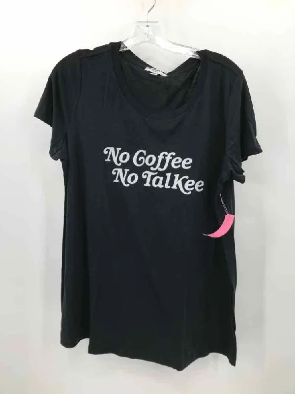 Pre-Owned Sub Urban Riot Black Size 2X Graphic T-shirt Zippered Buttoned Snapped Zippered Buttoned Snapped