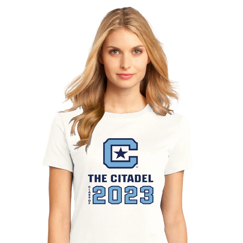 The Citadel Class Of 2023  Women’s Perfect Weight ® Tee Mesh Fabric Canvas Fabric Denim Fabric