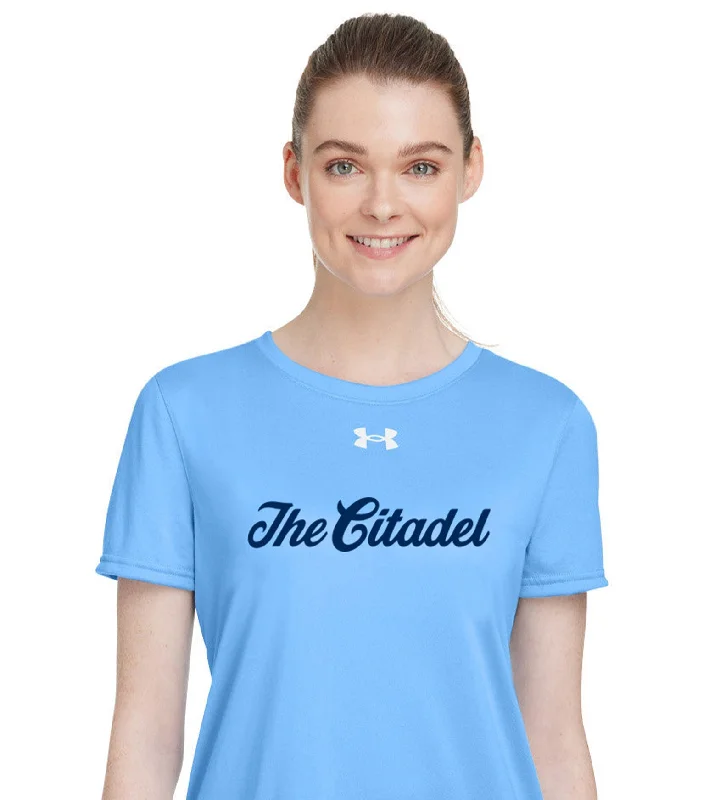 The Citadel, Under Armour Ladies' Team Tech T-Shirt Modern Contemporary Chic