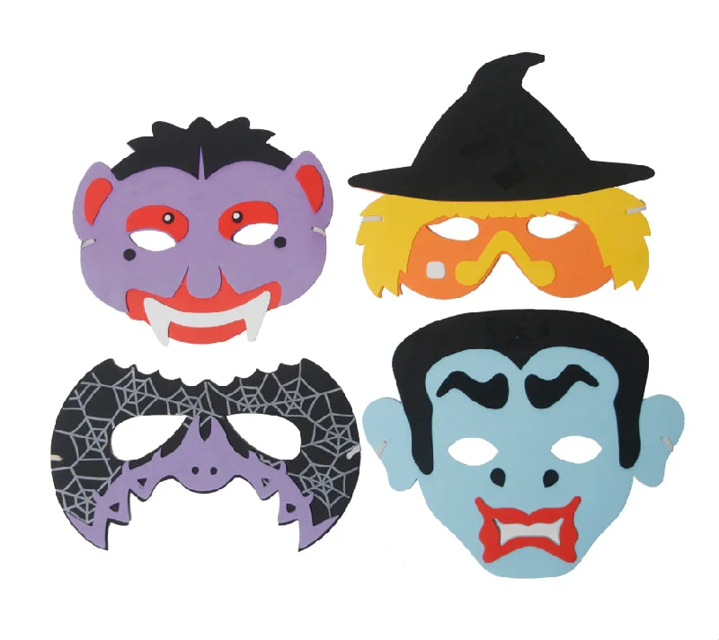 Kids Scary Halloween Assorted Masks Fancy Dress Accessory Tunics Stylish modern