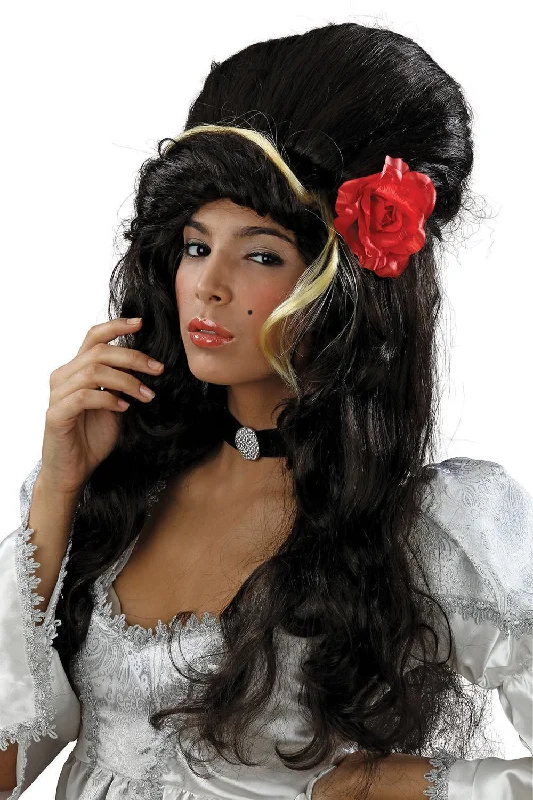 Amy Winehouse Wig Costume Fancy Dress Accessory Tunics Recommended stylist