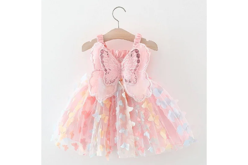 Baby Rainbow Butterfly Dress - Flutterby Dreams Tunics Handmade artisanal