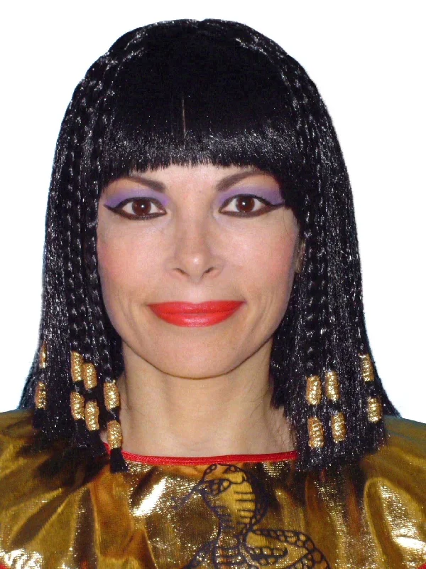 Cleopatra Braid Costume Wig Egyptian Fancy Dress Tunics Office stylish