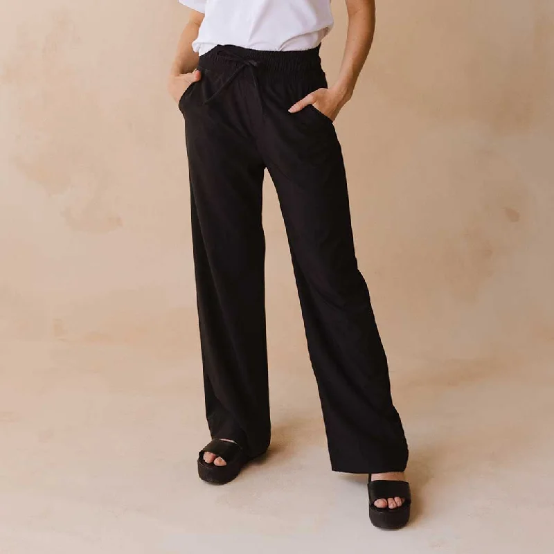 Audrey Trouser, Black Trousers Flared Retro